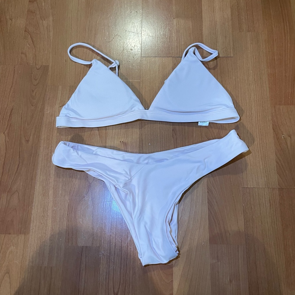 Baby pink bikini